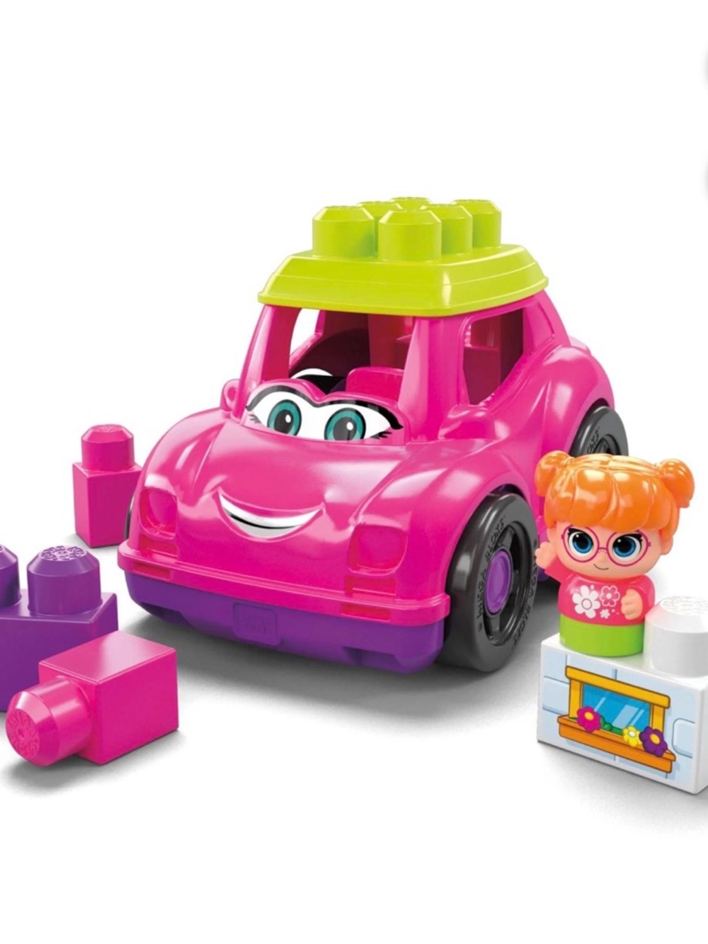 Mega Bloks Convertible Car playset for little girls